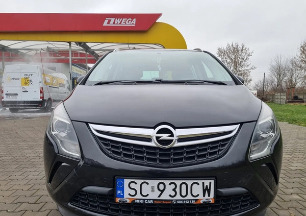 Opel Zafira cena 33800 przebieg: 184000, rok produkcji 2012 z Częstochowa małe 781